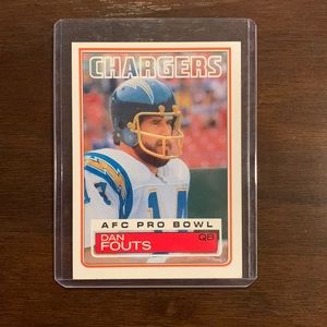 Dan Fouts 1983 Topps Base Card #374